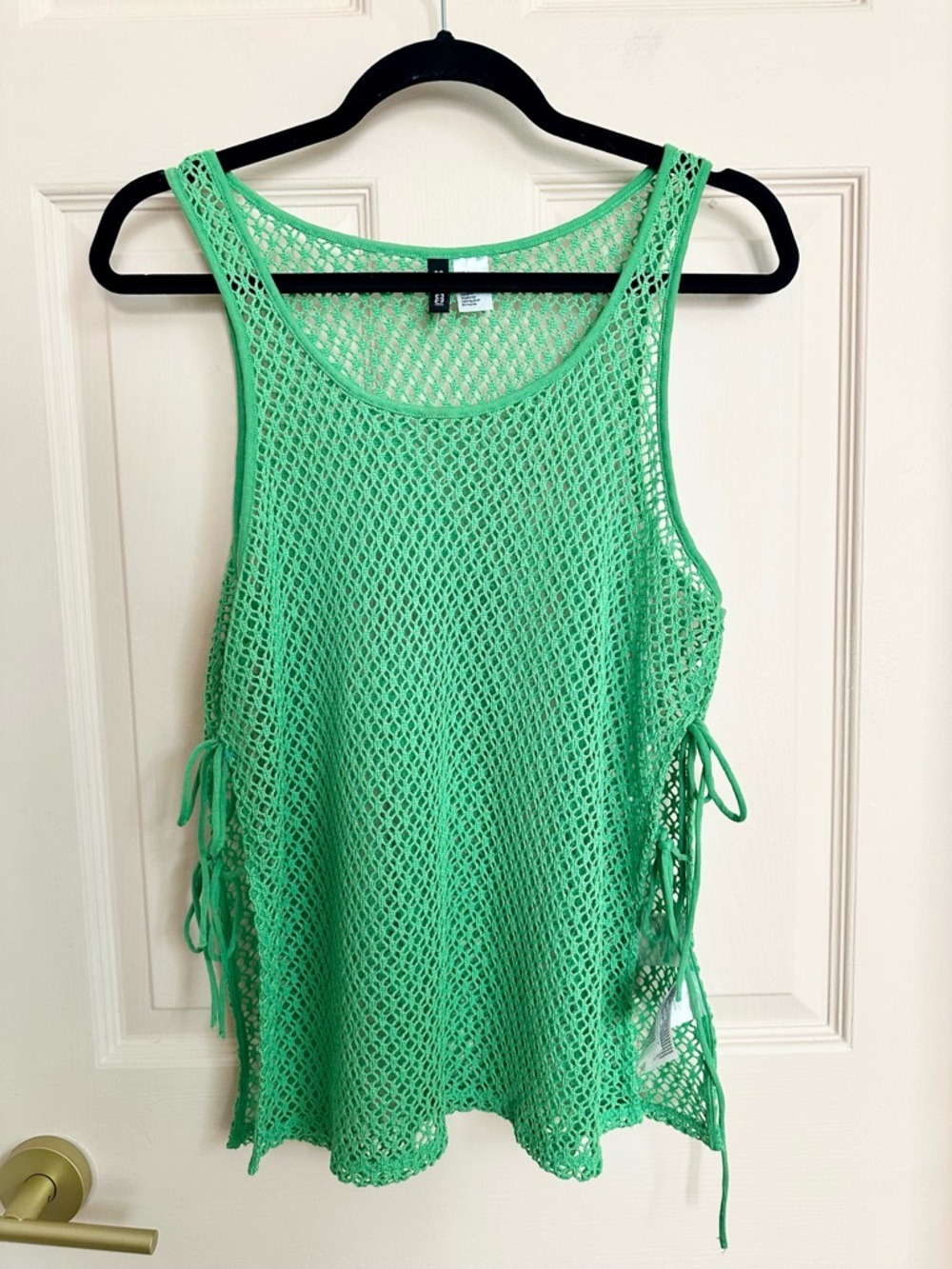 Green netted H&M tank